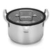 2-Piece Stockpot - 22cm/4.5L,16cm/1.4L - with Glass Lid, Stainless Steel Stockpot 4-Pieces Set Cookware Fabia Series