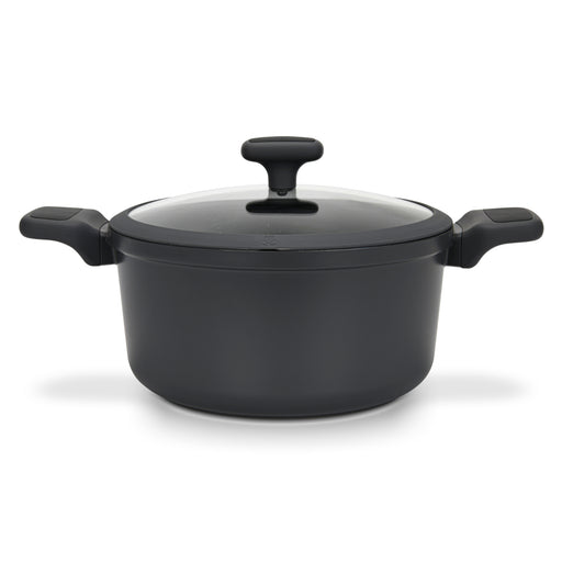 Stockpot Titanium Pro 20cm/2.7LTR with Glass Lid with Cast Aluminum and Non- Stick Coating