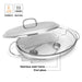 Oval Chafing Dish 42cm/3.0 LTR (Heat Resistant Glass)