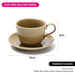 260ml Cup and Saucer Crackle Ceramic Tableware Series