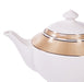 Golden Teapot Versailles 1350ml Milky Porcelain