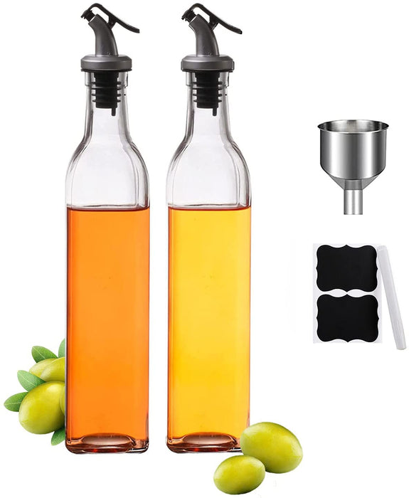 2-Piece Oil and Vinegar Bottle Set 500ml