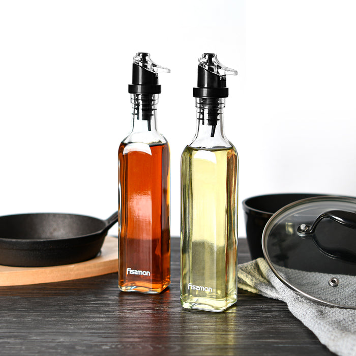 Oil And Vinegar Glass Bottle Set 2x250ml