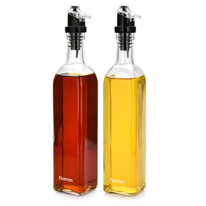 2-Piece Bottle 500ml Oil And Vinegar Condiments