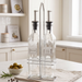 Oil and Vinegar Bottle Set 2x250 ml Glass