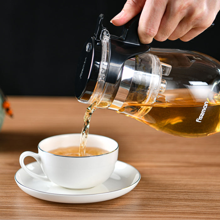 550ml Tea Pot with Removable Infuser, Glass Teapot Gunfu Series