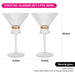 2-Piece Cocktail Glasses Set With Golden Ring Design 325ml Thalia Series