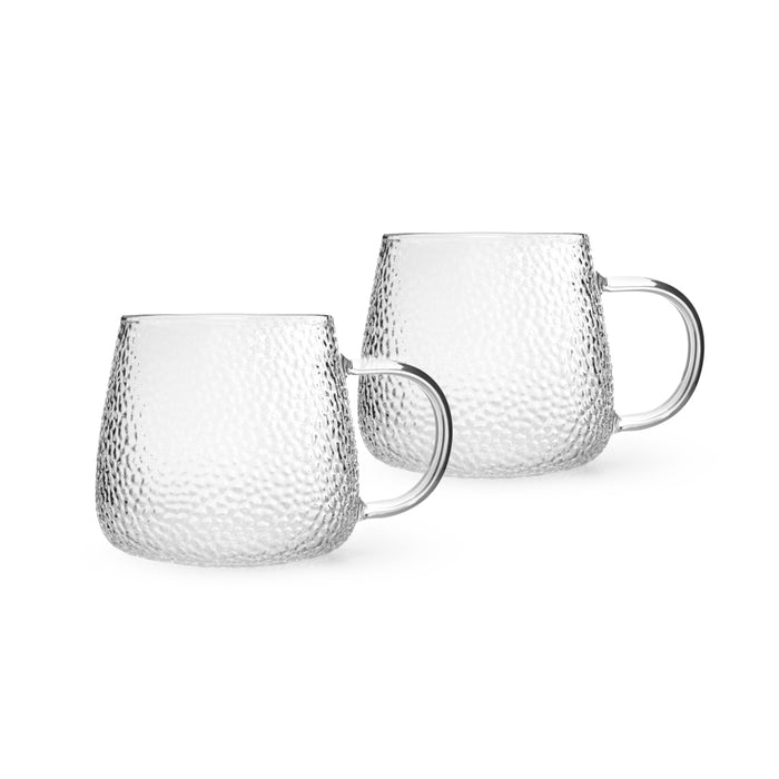 2-Piece 300ml Borosilicate Glass Cups