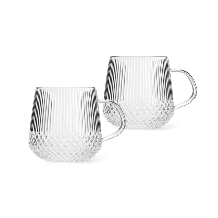 2-Piece Cups 410ml Borosilicate Glass