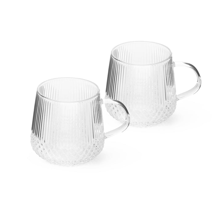 2-Piece Cups 410ml Borosilicate Glass