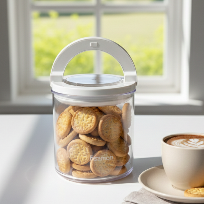 Round Flip-Lock Food Storage Container – 660ml/12cm