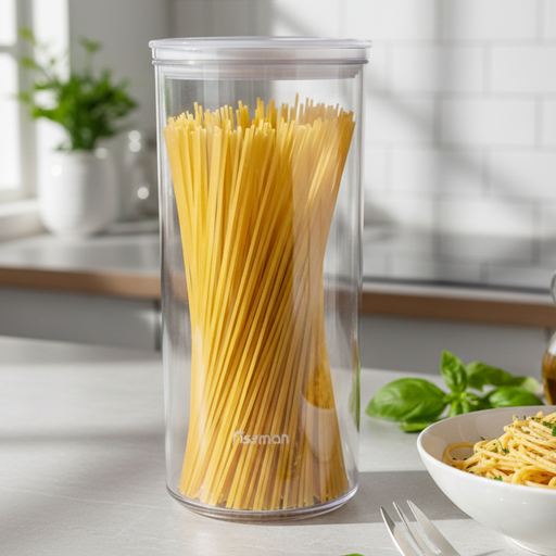 Round Food Storage Container – 1300ml/21.5cm (Durable Plastic, Airtight)