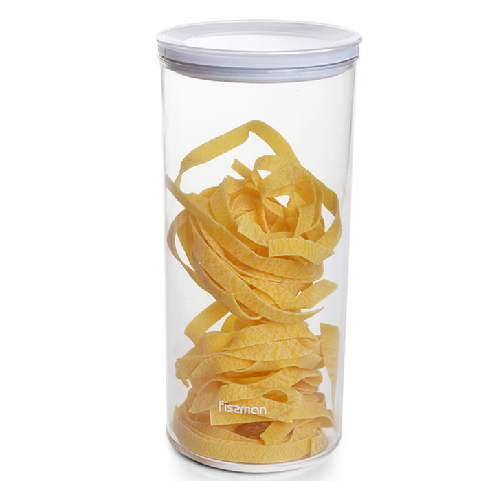 Round Food Storage Container – 1300ml/21.5cm (Durable Plastic, Airtight)