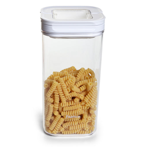 Square Flip-Lock Food Storage Container – 1.7LTR/21cm (Durable Plastic, Airtight)