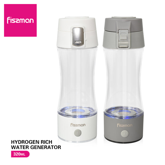 Portable Hydrogen Rich Water Generator 320 ml (Plastic). White