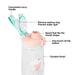 Water Bottle Plastic 500ml Pink