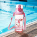 Water Bottle Plastic 450ml Pink