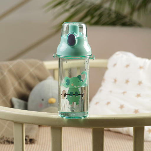 Water Bottle Plastic 450ml Mint Green