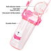 Water Bottle Plastic 460ml Pink