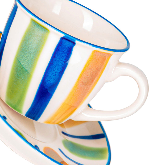 Cup 220ml with Saucer (New Bone China)