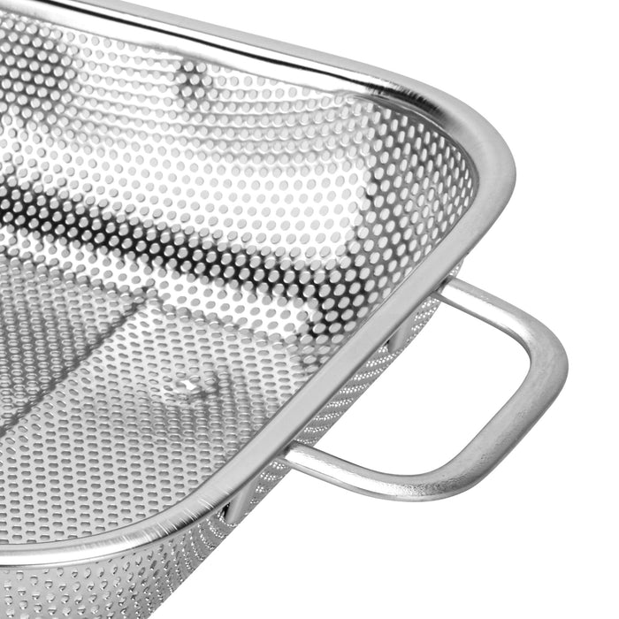 Rectangle Colander 36x21.5cm, Stainless Steel Mesh