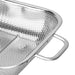 Rectangle Colander 36x21.5cm, Stainless Steel Mesh