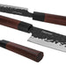 6-Piece Knife Set Kendo Series X30Cr13 Steel, 8" Chef Knife, 5"5 Utility, 3.5 Pairing Knife, Magnet Bar, And Sharpener