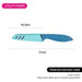 Utility Knife with Sheath 10cm Kitchen Knife Blue Green