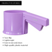 Flour Sifting Mug with Stainless Steel Mesh 21cm “ Purple