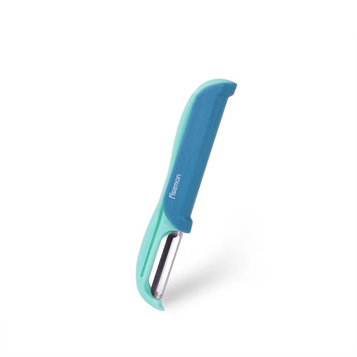 P-peeler with two blades 15 cm (stainless steel) Blue Green