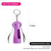 Wine Corkscrew 17cm, Purple - Wine Opener