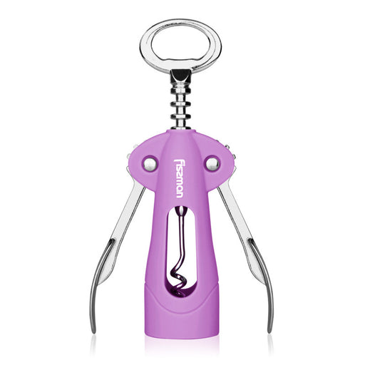 Wine Corkscrew 17cm, Purple - Wine Opener