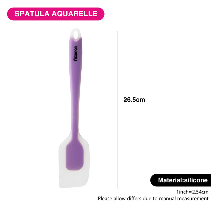 Spatula AQUARELLE 26.5 cm (silicone) Violet