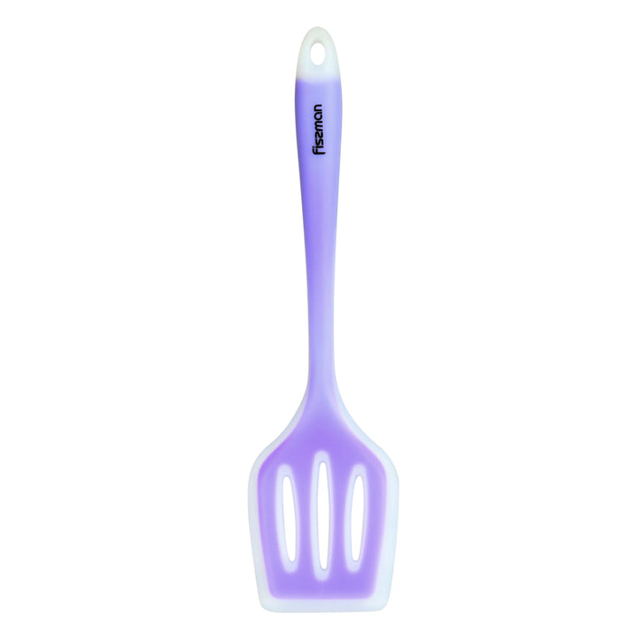 Silicone Slotted Spatula Purple 29cm, Slotted Turner Aquarelle Series