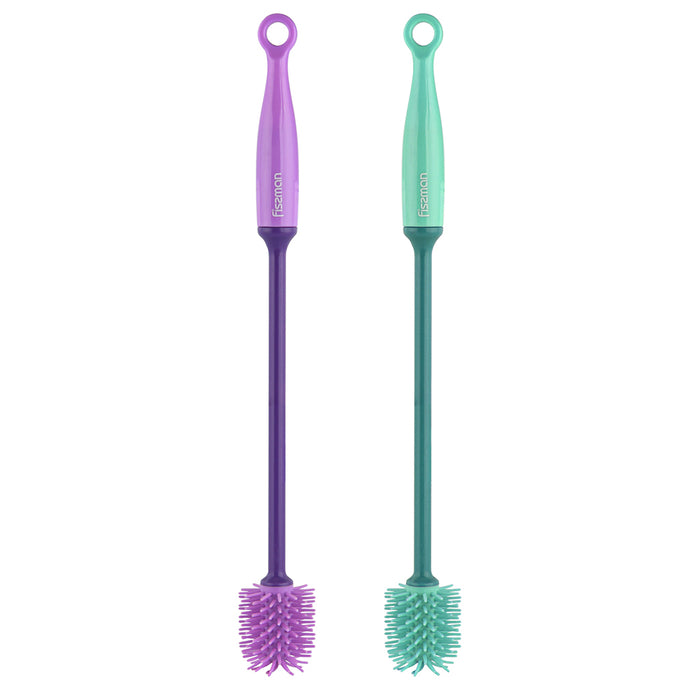 Silicone Bottle Cleaning Brush 29cm - Green