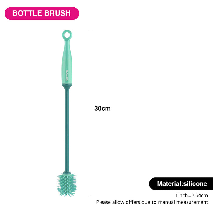 Silicone Bottle Cleaning Brush 29cm - Green