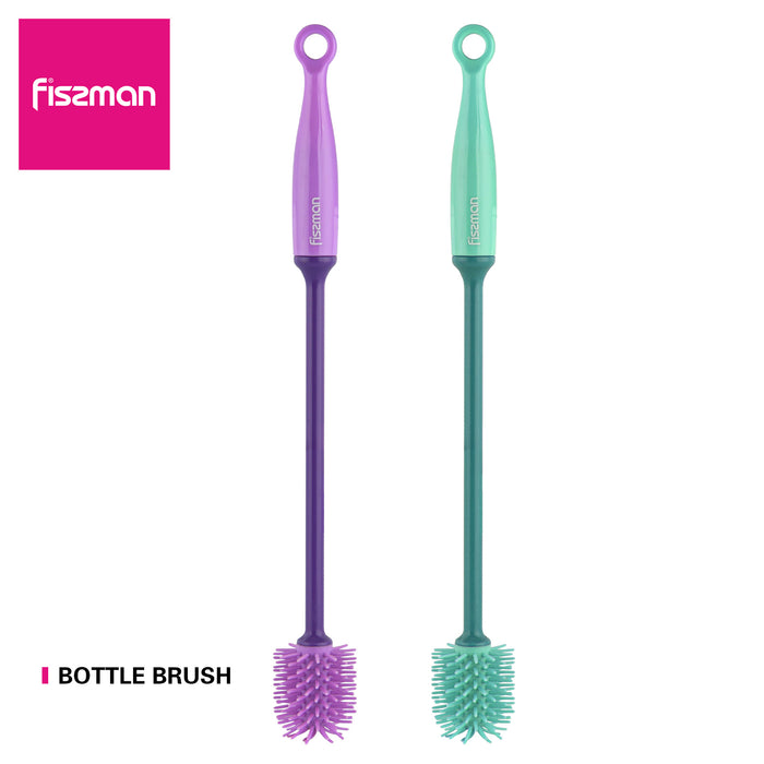 Silicone Bottle Cleaning Brush 29cm - Green