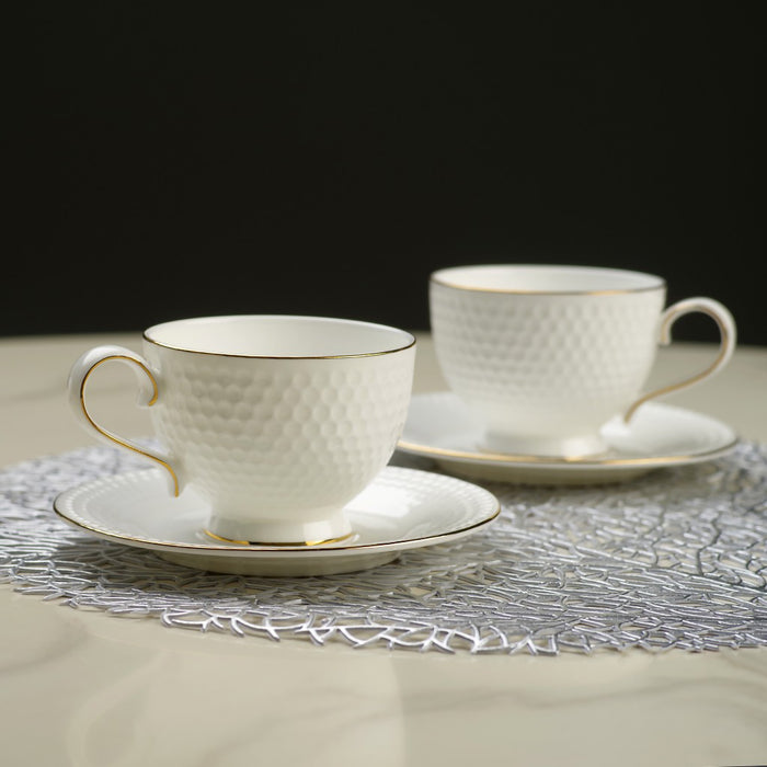 2-Piece Cup and Saucer 200ml, Noemi Series