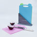 3-Piece Cutting Boards with Index Color Coded Food Icon & Draining Holder