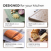 Fissman 4-Piece Cutting Board Set 30cm – Color-Coded with Unique Icons