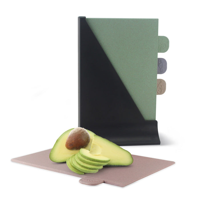 4 Pcs Index Chopping Board Set 21x27.5cm (Plastic)