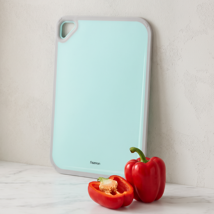 Cutting Board 36cm (Plastic + TPR) with Juice Groove