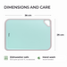 Cutting Board 36cm (Plastic + TPR) with Juice Groove
