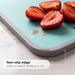 Cutting Board 36cm (Plastic + TPR) with Juice Groove