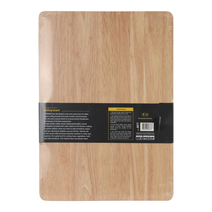 Cutting Board 38cm Rubber Wood