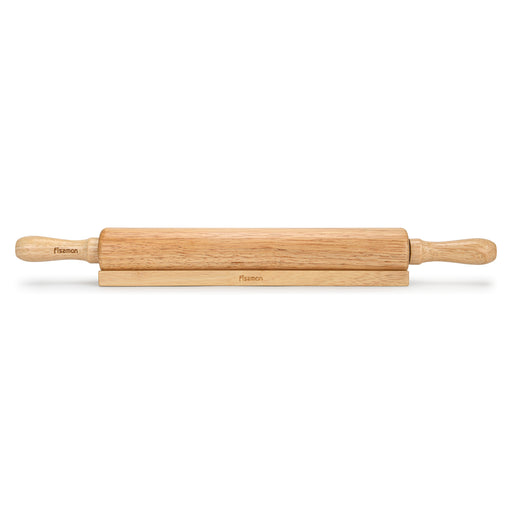 Rolling Pin 50cm With Wooden Stand Rubber Wood