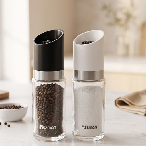 2-Piece Salt And Pepper Shaker Glass 170ml