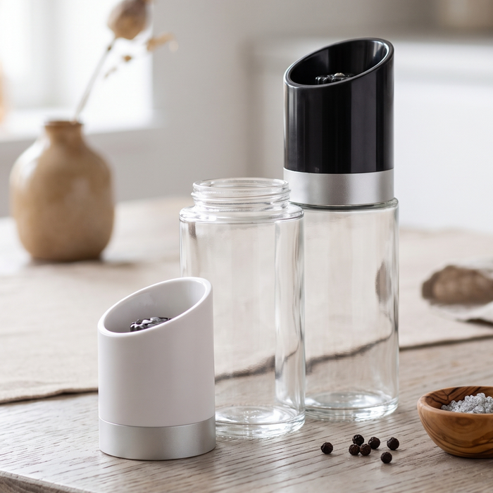 2-Piece Salt And Pepper Shaker Glass 170ml