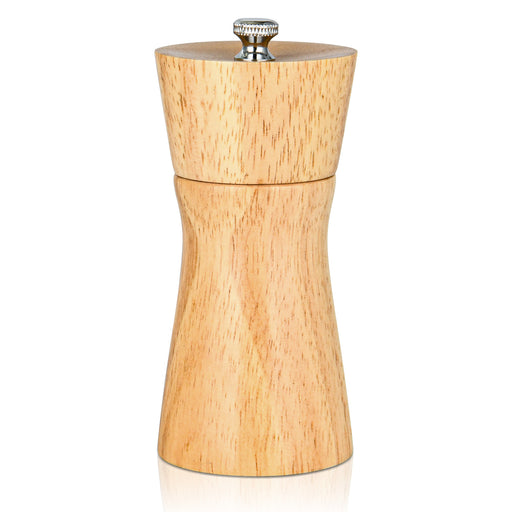 Rook Shape Salt & Pepper Mill 11cm (Rubber Wood Body with Ceramic Grinder)