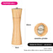 Rook shape Salt & Pepper Mill 21x6 cm (Rubber Wood Body with Ceramic Grinder)
